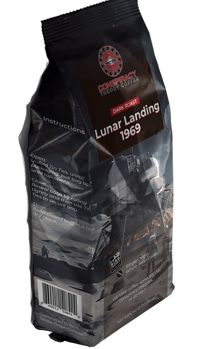 lunar landing 1969 single origin dark roast coffee
