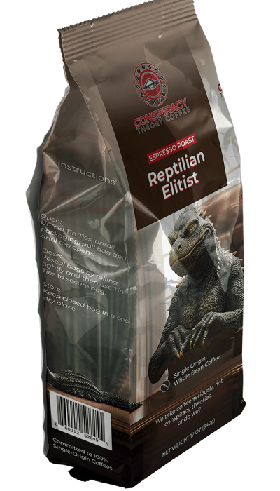 Reptilian Elitist single origin espresso roast coffee
