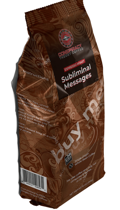 Subliminal Messages single origin espresso roast coffee