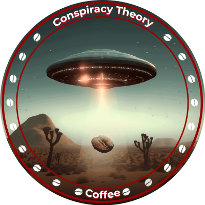 Conspiracy Theory Coffee sticker pack - Set of 6 - Image 2