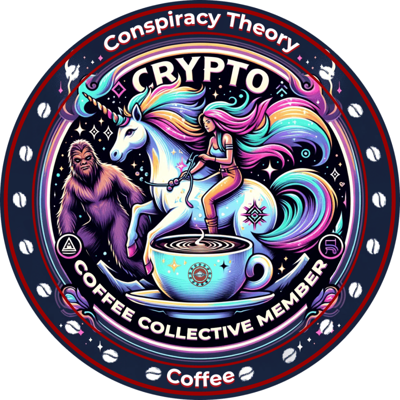 Conspiracy Theory Coffee sticker pack - Set of 6 - Image 4