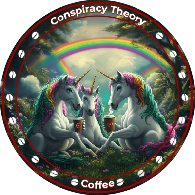 Conspiracy Theory Coffee sticker pack - Set of 6 - Image 6
