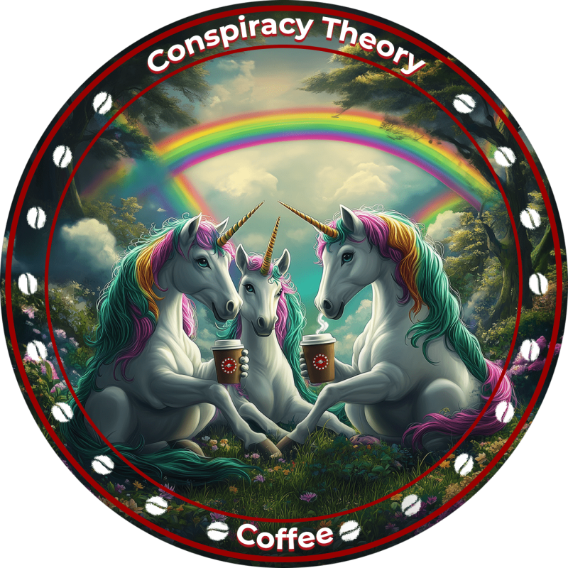 Conspiracy Theory Coffee sticker pack - Set of 6 - Image 6