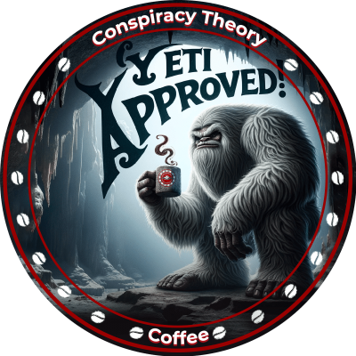 Conspiracy Theory Coffee sticker pack - Set of 6 - Image 7
