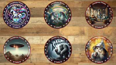 Conspiracy Theory Coffee sticker pack