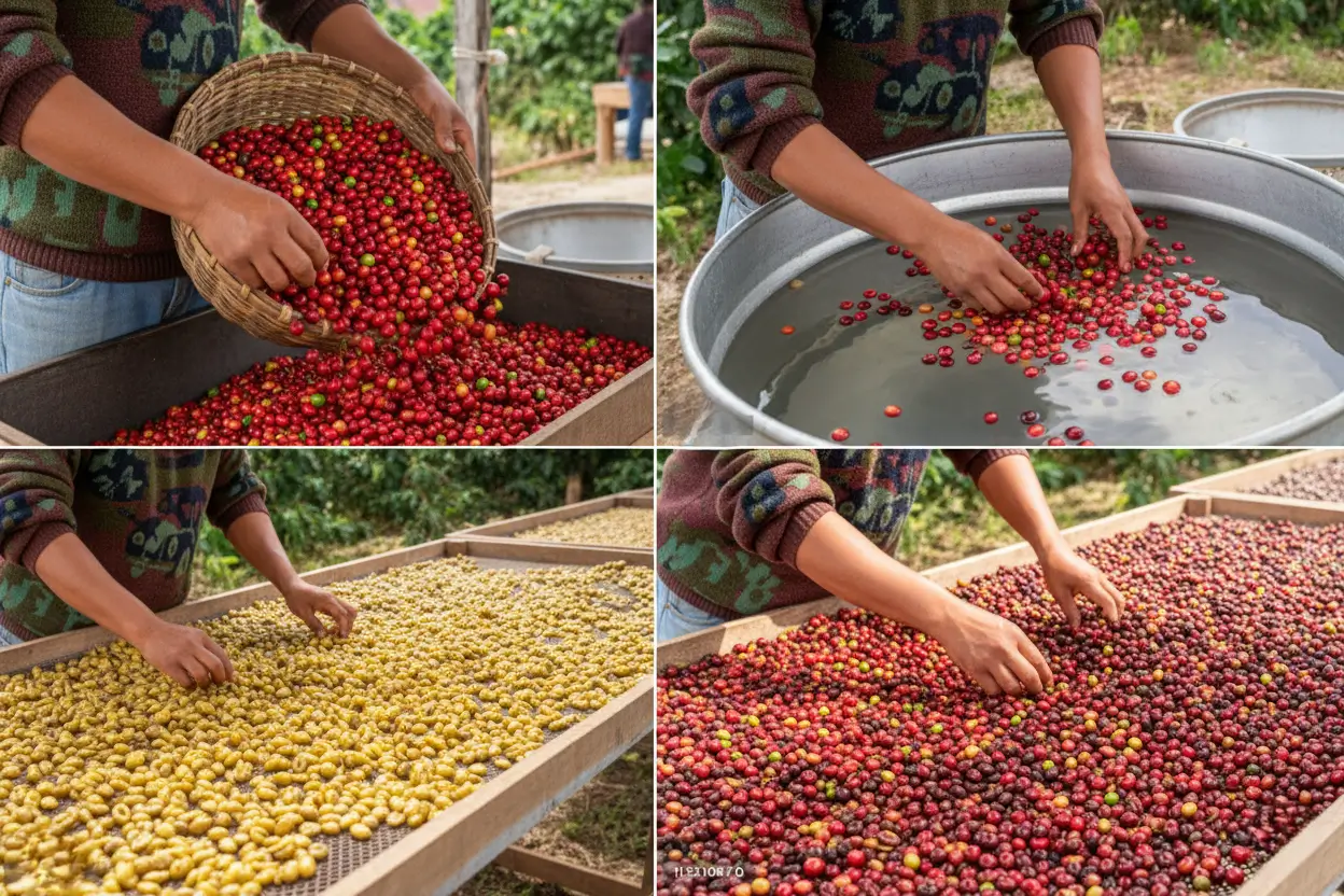 Coffee Production: What Are the Three Coffee Processing Methods? 1 Three Coffee Processing Methods